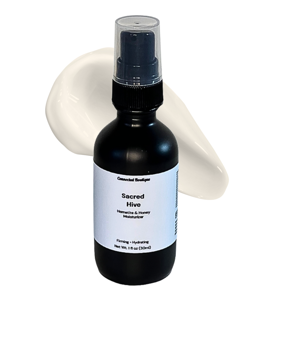 Sacred Hive Hematite & Honey Goat Milk facial moisturizer jar