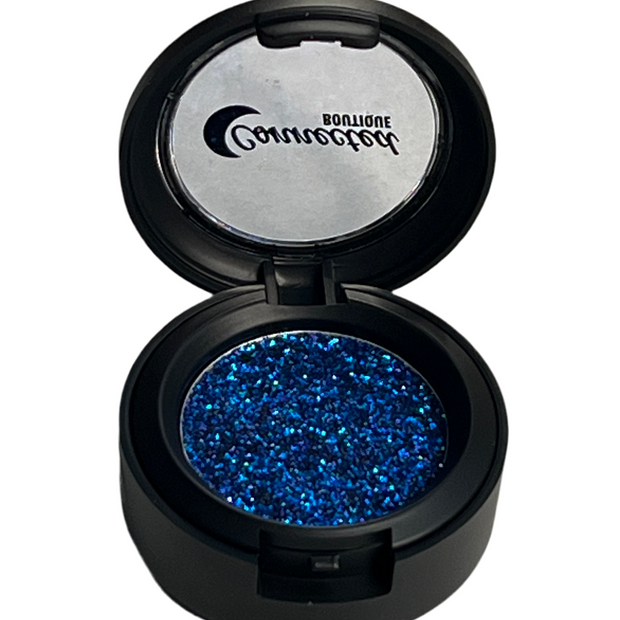 Alchemy Blue Glitter Eyeshadow – Sparkling Statement Shade